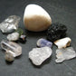 Synergy 12 Set Phenakite Moldavite Natrolite Petalite Danburite Tektite Scolecite Herderite Tanzanite Brookite 45.07 Gr
