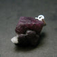 Pink Spinel Crystal Silver Pendant From Tanzania - 0.8" - 3.17 Grams