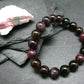 Watermelon Bicolor Tourmaline Genuine Bracelet ~ 7 Inches ~ 11mm Round Beads