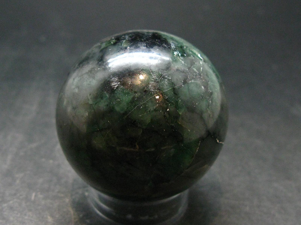 Emerald Sphere Ball From Brazil - 1.9" - 163.87 Grams