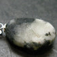 Phenakite Phenacite Tumbled Silver Pendant From Russia - 1.1" - 4.54 Grams