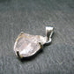 Gem Kunzite Spodumene Pendant in SS From Brazil - 1.0" - 2.33 Grams