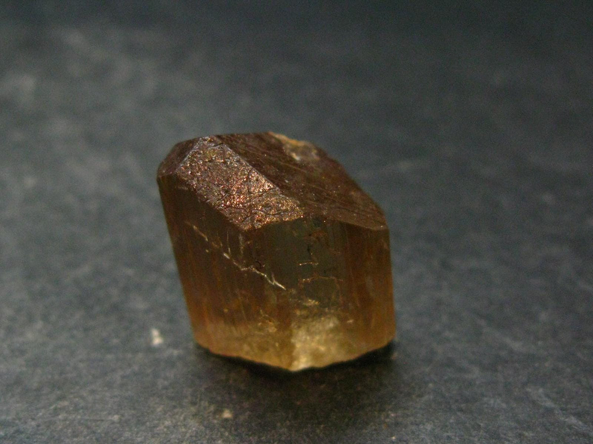 Large Perfect Golden Scapolite Crystal from Tanzania - 6.91 Grams - 1.8"