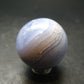 Rare Blue Lace Holly Chalcedony Agate Sphere From Malawi - 1.3"