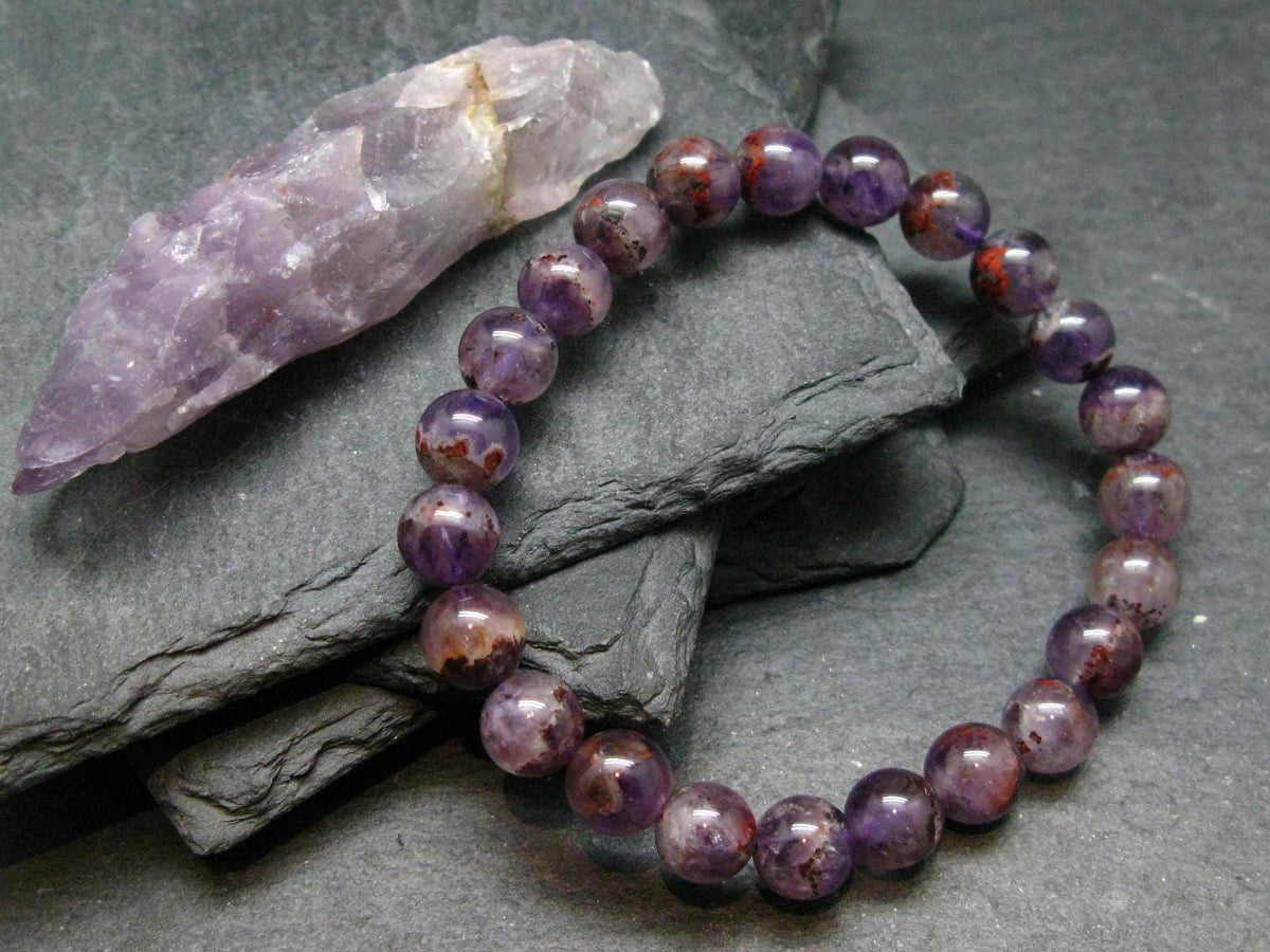 Auralite 23 Genuine Bracelet ~ 7 Inches ~ 8mm Round Beads