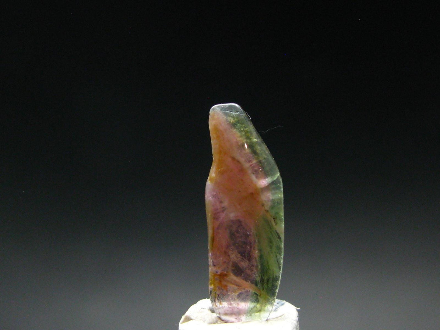 Rare Watermelon Tourmaline Crystal Slice From Brazil - 2.10 Carats