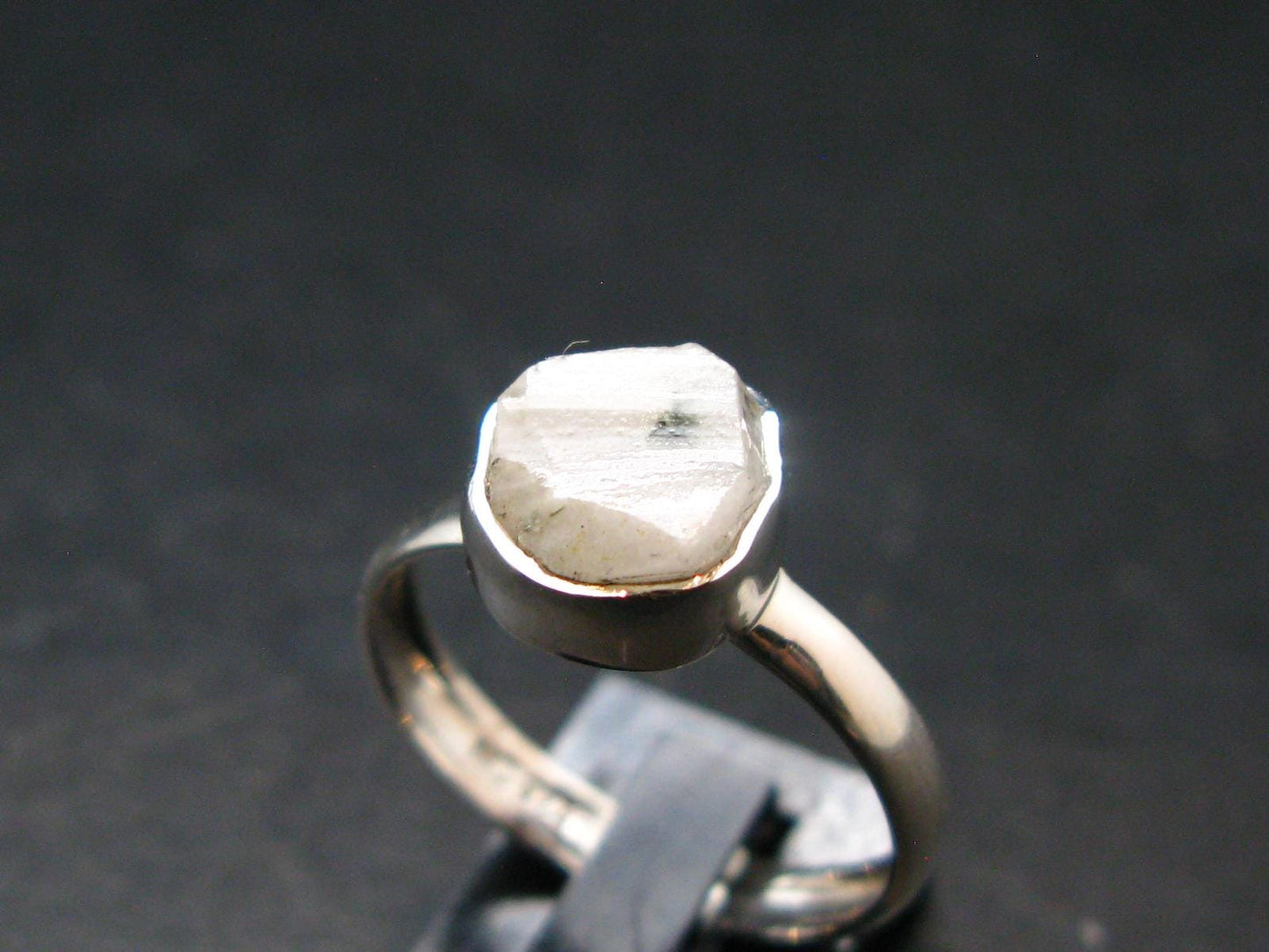Phenakite Phenacite Sterling Silver Size 8 Ring from Nigeria - 2.21 Grams
