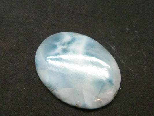 Larimar Cabochon From Dominican Republic - 1.2" - 8.92 Grams