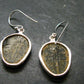 Trilobite Silver Earrings from USA - 1.3" - 4.68 Grams