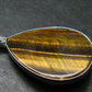 Tiger Eye Silver Plated Pendant - 2.0"