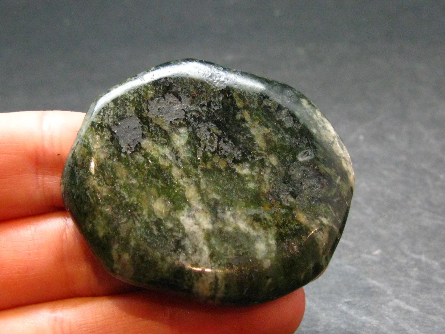 Rare Eclogite Tumbled Stone From Norway - 1.9" - 34.36 Grams