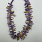 Raw Ametrine Crystal Necklace – Chunky Natural Gemstone Beads – Amethyst Citrine Statement Jewelry - 149.27 Grams