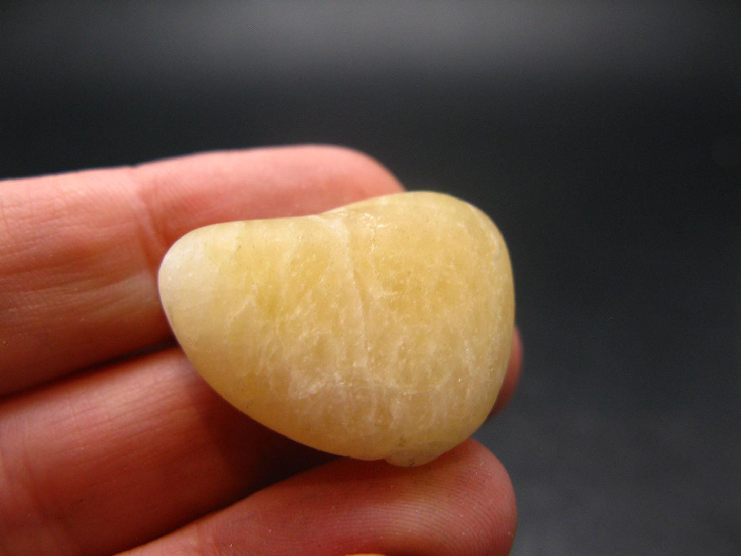 Very Nice Raw Agni Gold Danburite Tumbled Stone from Tanzania - 1.0" - 9.55 Grams