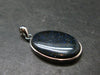 Rare Black Opal Sterling Silver Pendant from Australia - 1.4" - 4.49 Grams