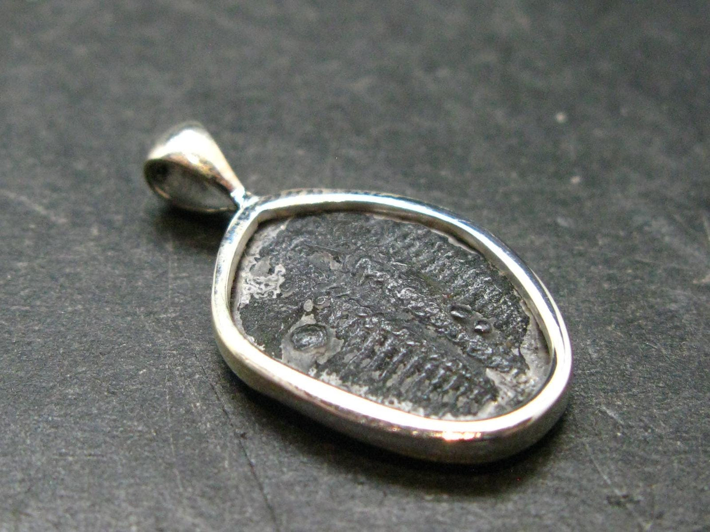 Trilobite Silver Pendant from USA - 1.0" - 1.66 Grams