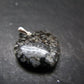 Rare Impactite Silver Heart Pendant From Norway - 1.0"