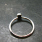 Muonionalusta Meteorite Sterling Silver Ring from Sweden - 1.68 Grams - Size 9