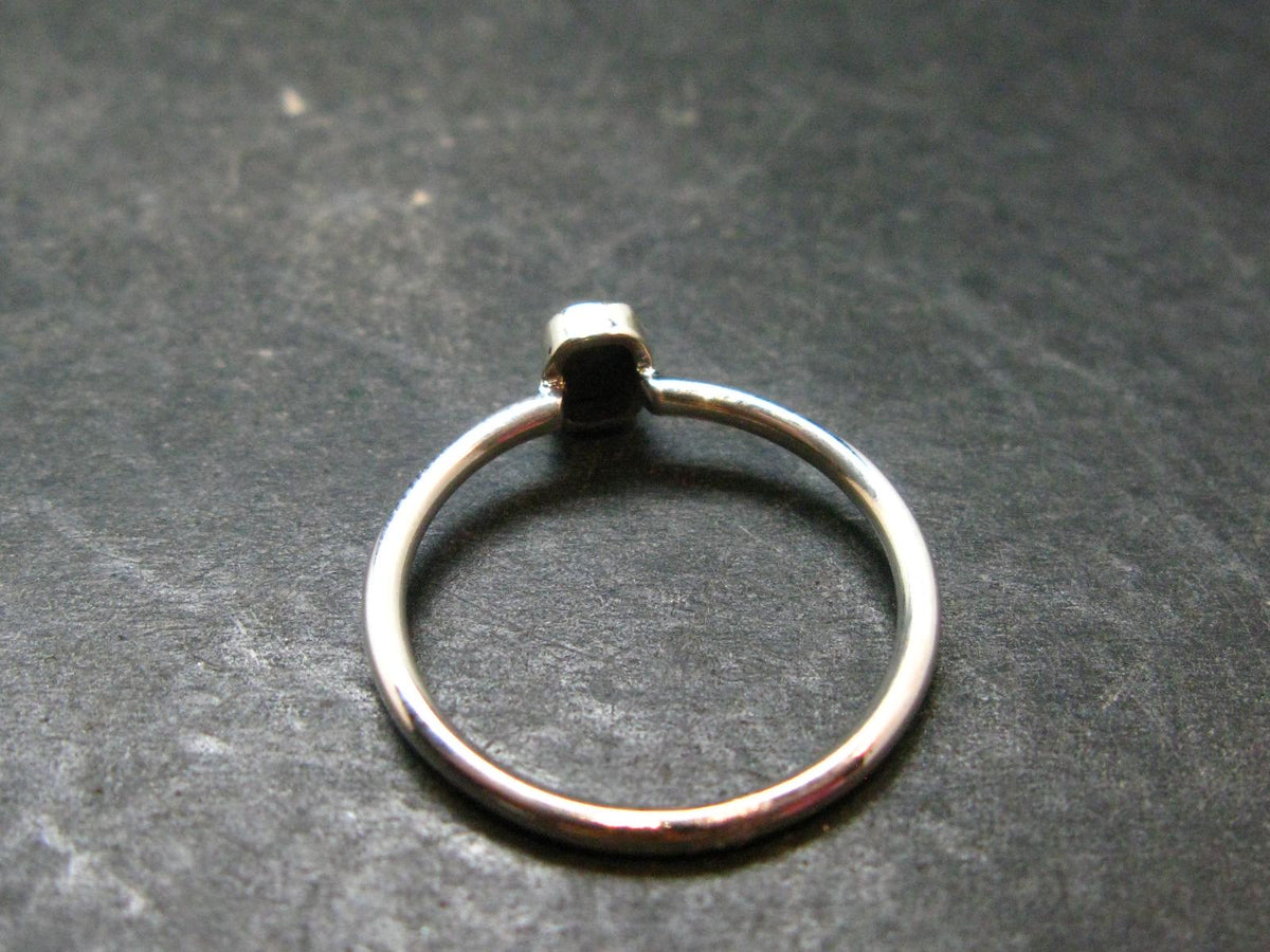 Muonionalusta Meteorite Sterling Silver Ring from Sweden - 1.68 Grams - Size 9