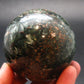 Nice Polished Seraphinite Clinochlore Sphere From Russia - 2.3"