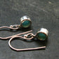 Extremely Rare Grandidierite Silver Earrings From Madagascar - 0.9"