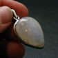 Natural Glow From Inside Moonstone 925 Silver Pendant - 3.7" - 8.48 Grams