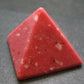 Rare Red Thulite Pyramid From Norway - 1.2" - 34.58 Grams