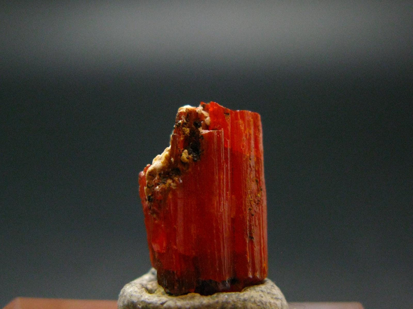 Large Orange Crocoite Crystal From Australia - 0.5" - 10.80 Carats