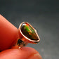 Ammolite Amolite Sterling Silver Ring From Canada - 2.88 Grams - Size 6