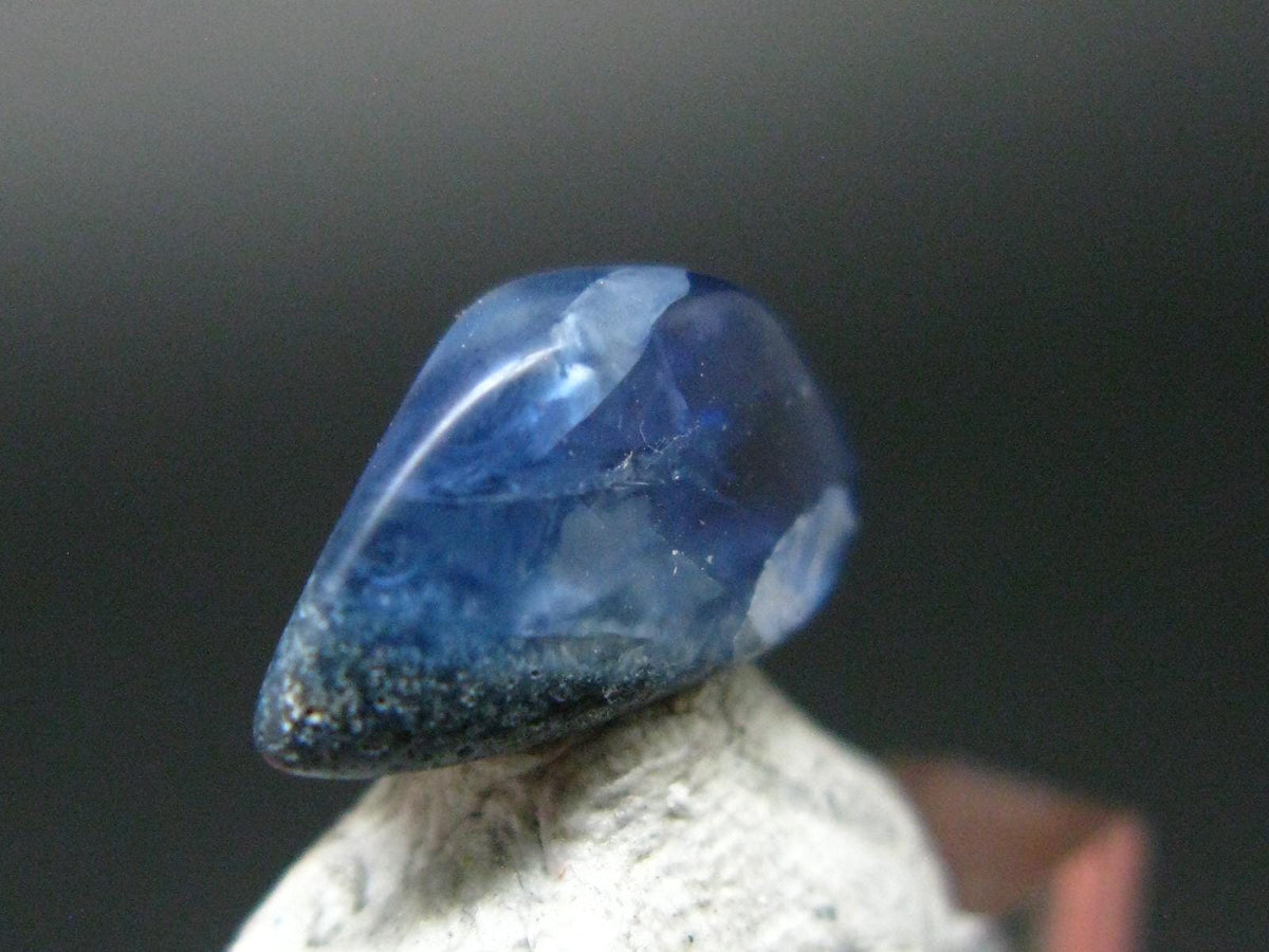 Gem Benitoite Polished Stone From California - 3.36 Carats - 11x7mm