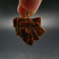 Rare Glendonite Crystal Silver Pendant from Russia - 1.1" - 8.67 Grams