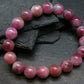 Pink Tourmaline Genuine Bracelet ~ 7 Inches ~ 10mm Round Stones