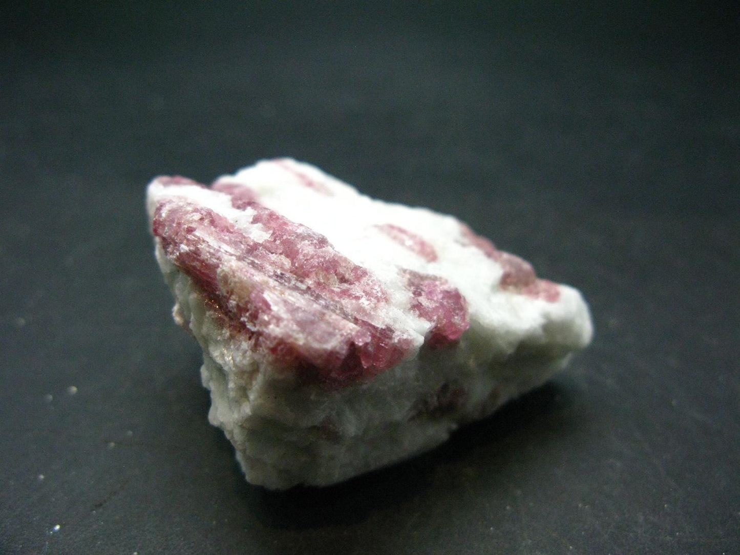 Pink Tourmaline In Quartz Cluster From Brazil - 1.9"