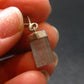 Rare Gem Watermelon Gem Tourmaline Crystal Silver Pendant From Brazil - 1.0"