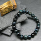 Hawks Eye Genuine Bracelet ~ 7 Inches ~ 8mm Round Beads
