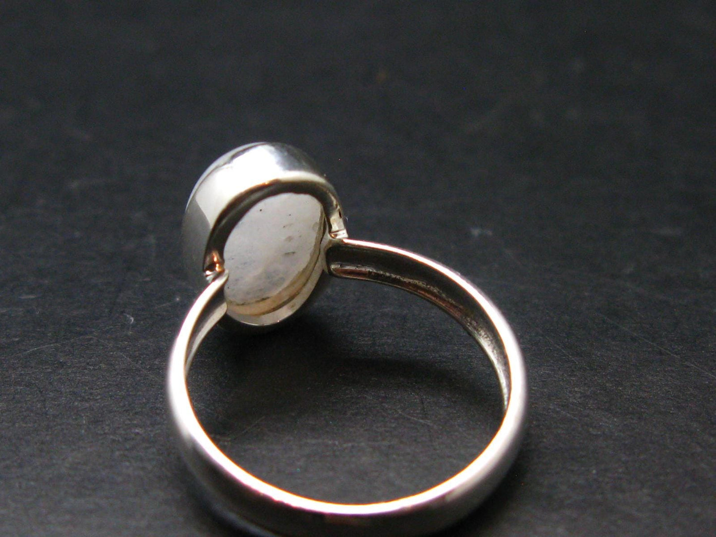 Natrolite Silver Ring From Russia - 2.46 Grams - Size 6