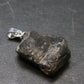 Meteor Splash Glass!! Fabulous Asymmetrical Rare Darwin Glass Tektite Pleistocene Silver Pendant From Australia - 0.9" - 2.20 Grams