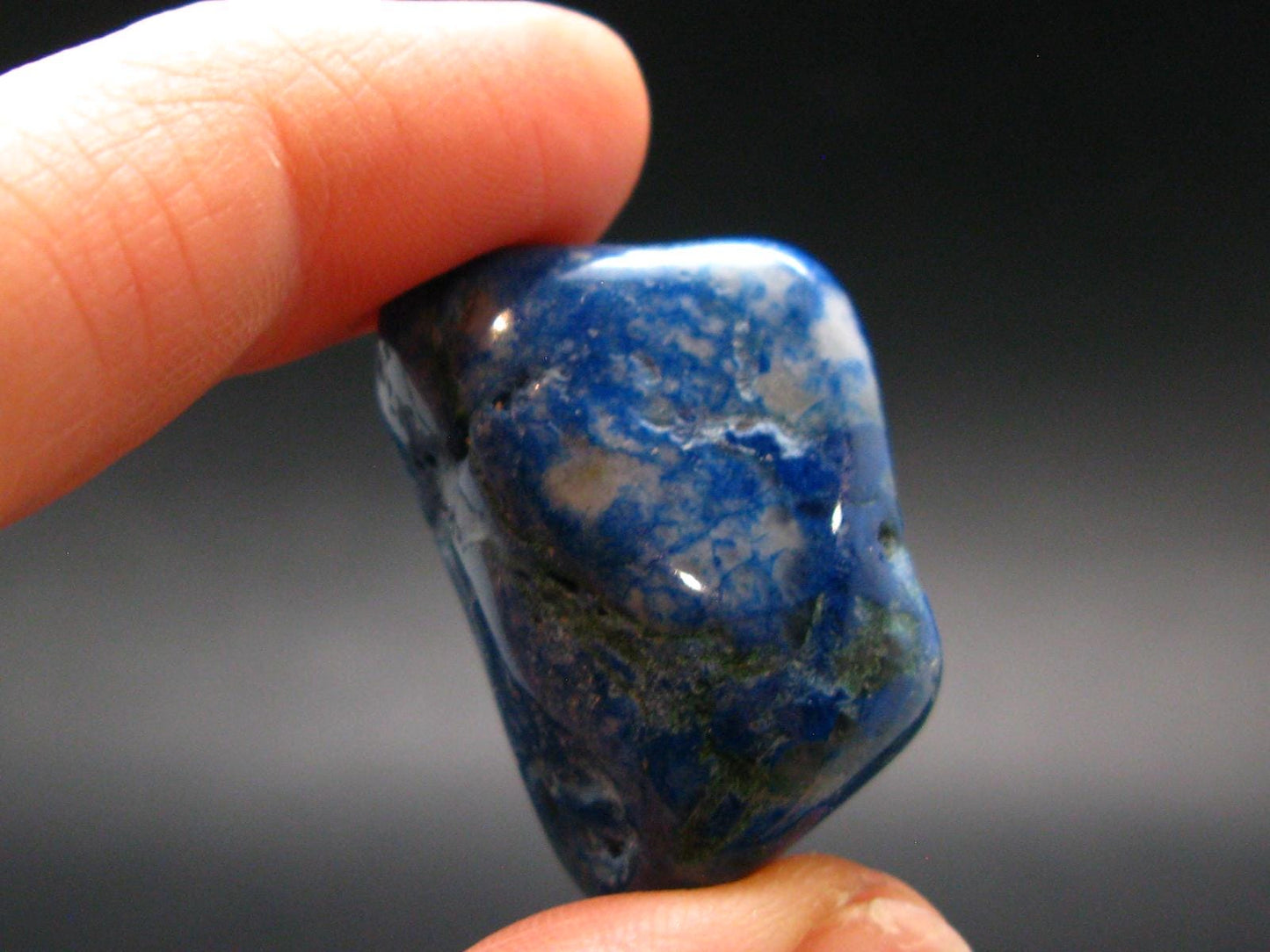 Shattuckite Tumbled Stone from Namibia - 1.3" - 14.5 Grams