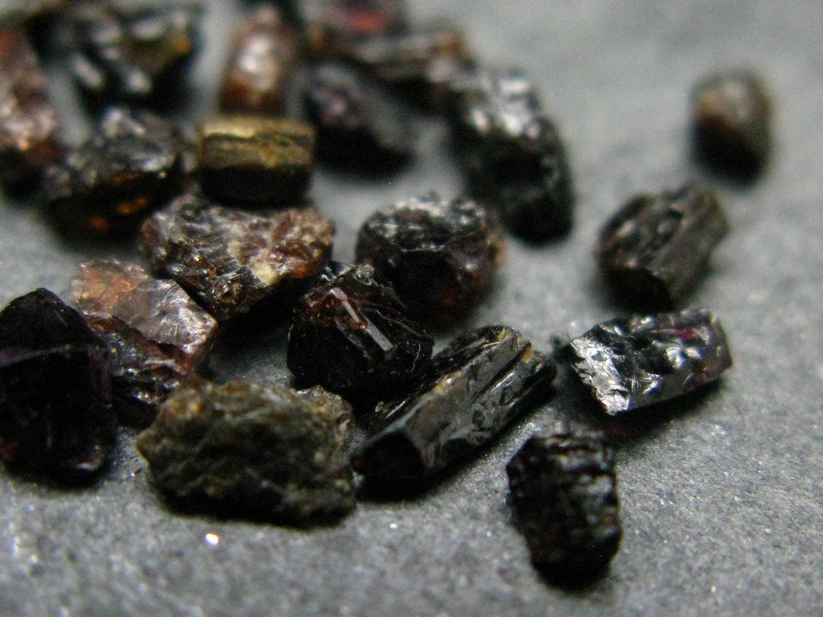 Lot of 25 Rare Painite Crystals From Burma - 4.34 Carats
