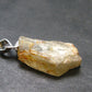Gem Color Change See-Thru Straw Terminated Crystal Diaspore Crystal Silver Pendant From Turkey - 1.0" - 2.86 Grams