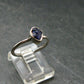 Benitoite Silver Ring From California - Size 6 - 1.84 Grams