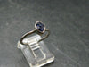 Benitoite Silver Ring From California - Size 6 - 1.84 Grams