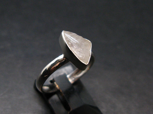 Natrolite Silver Ring From Russia - 2.07 Grams - Size 8