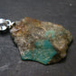Genuine Turquoise Silver Pendant From Sleeping Beauty Arizona - 1.1" - 2.2 Grams