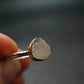 Phenakite Phenacite Sterling Silver Size 6 Ring from Nigeria - 1.75 Grams