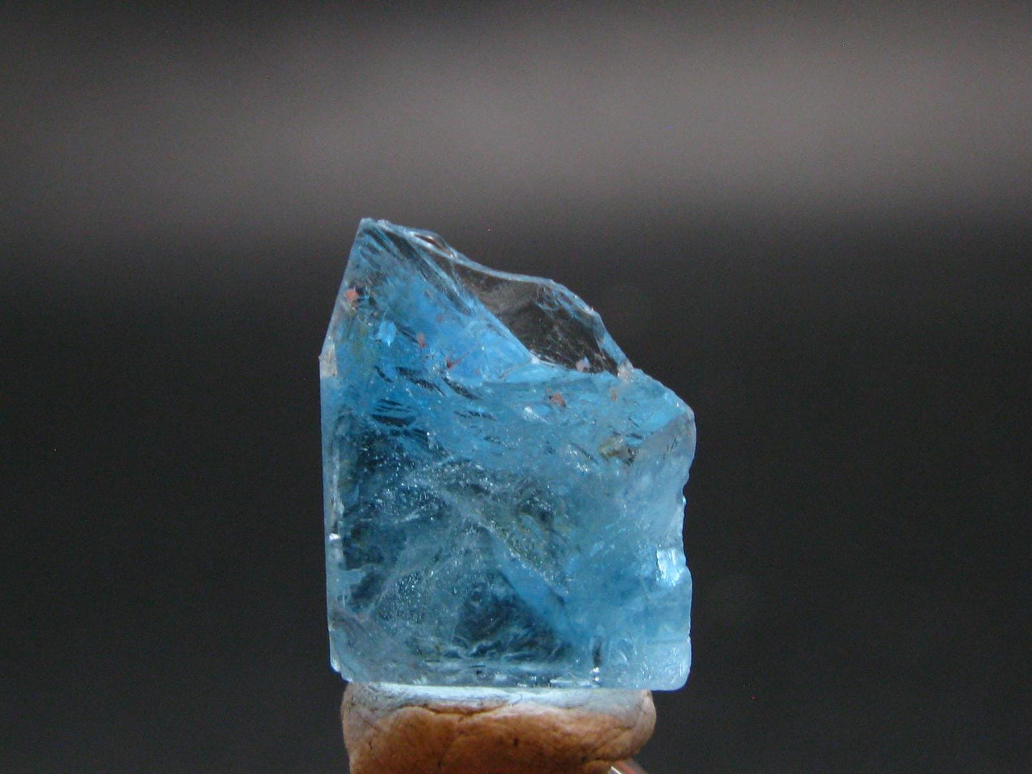 Natural Blue Topaz Crystal From Russia - 0.7" - 21.65 Carats