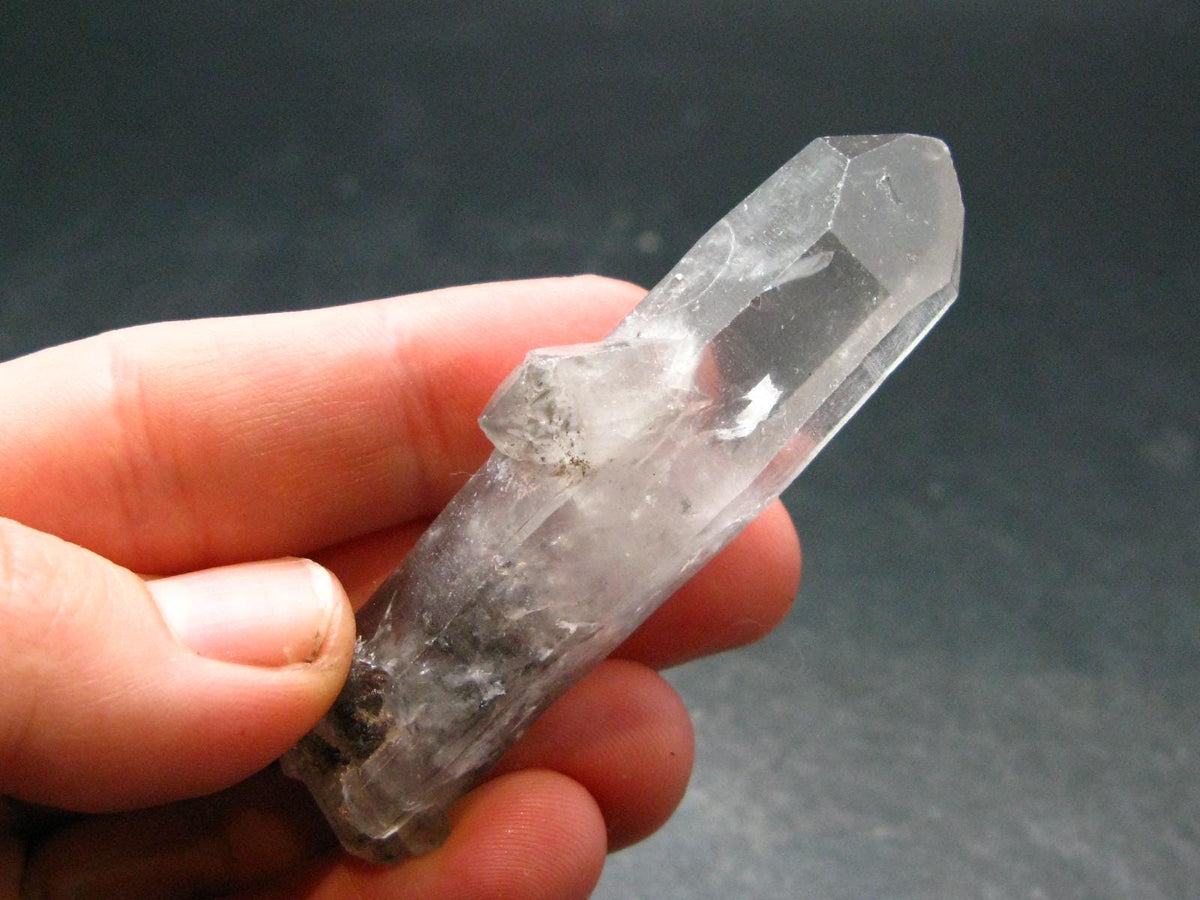 Nice Tibetan Black Quartz Tumbled Stone from Tibet - 2.5" - 21.91 Grams