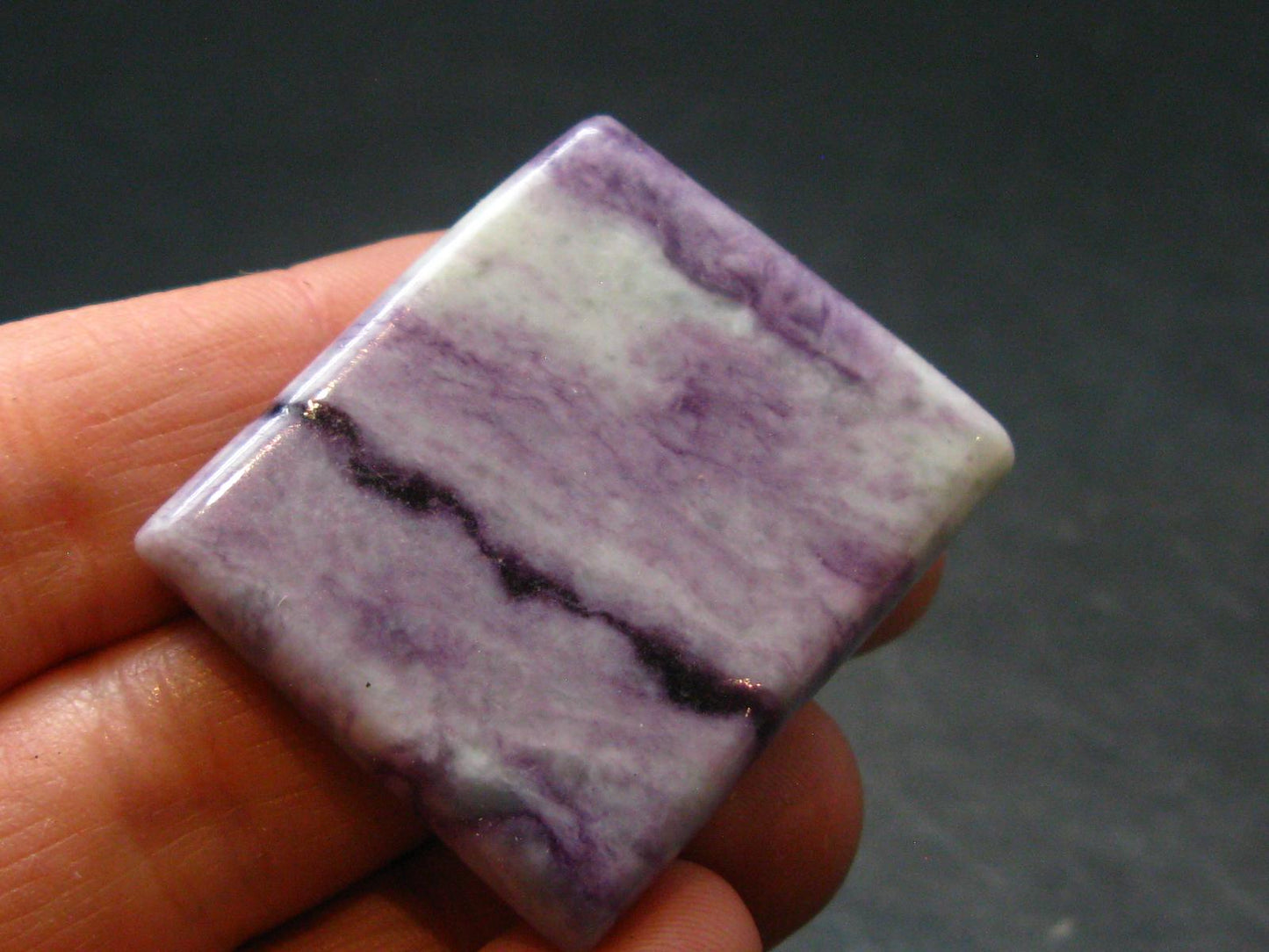 Very Rare Kammererite Chrome Clinochlore Tumbled Stone from Turkey - 1.3" - 17.0 Grams