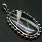 Rare White Buffalo Turquoise Silver Pendant - 1.6" - 4.73 Grams