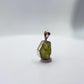 Chrysoberyl Raw Stone Pendant Green Yellow Gemstone Silver Crystal Pendant Natural Minimalist Jewelry Gift
