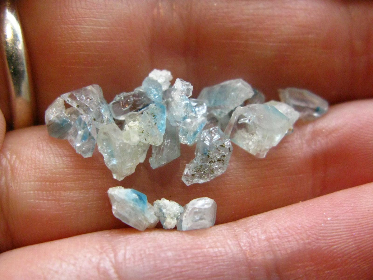 Lot of 25 Euclase Gem Crystal From Brazil - 7.65 Carats